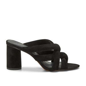 Rebecca Minkoff Suede Amandine Sandal, brand new
